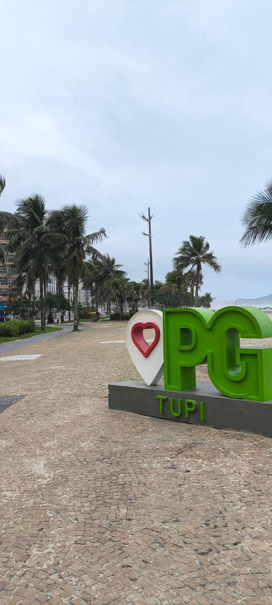 Flat with the sea view Apartment Praia Grande  Bagian luar foto