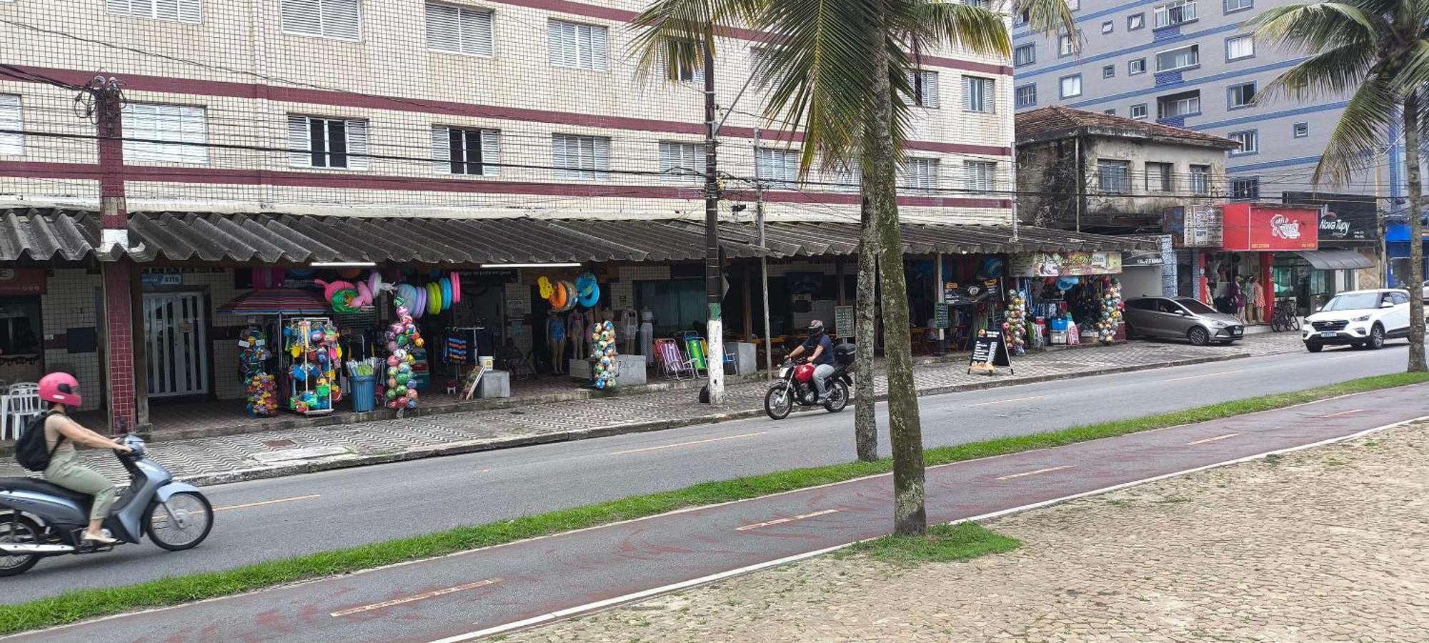 Flat with the sea view Apartment Praia Grande  Bagian luar foto